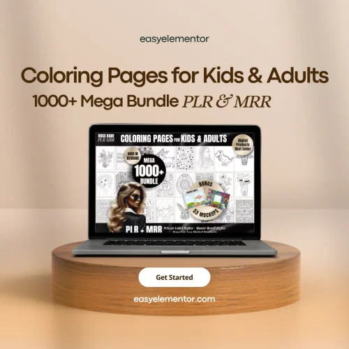 PLR Master Resell Rights Digital Products Coloring Pages 2 3